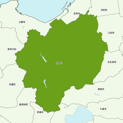 札幌市の地図