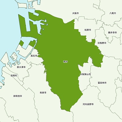 大阪府堺市地図画像