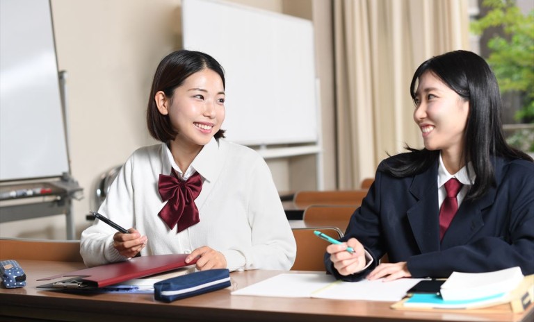 1人ひとりのための高校。一人ひとりの「どう社会とつながるか」という問いに向き合います。