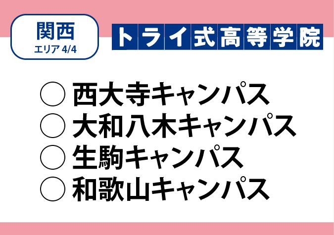 トライ式高等学院（関西エリア）